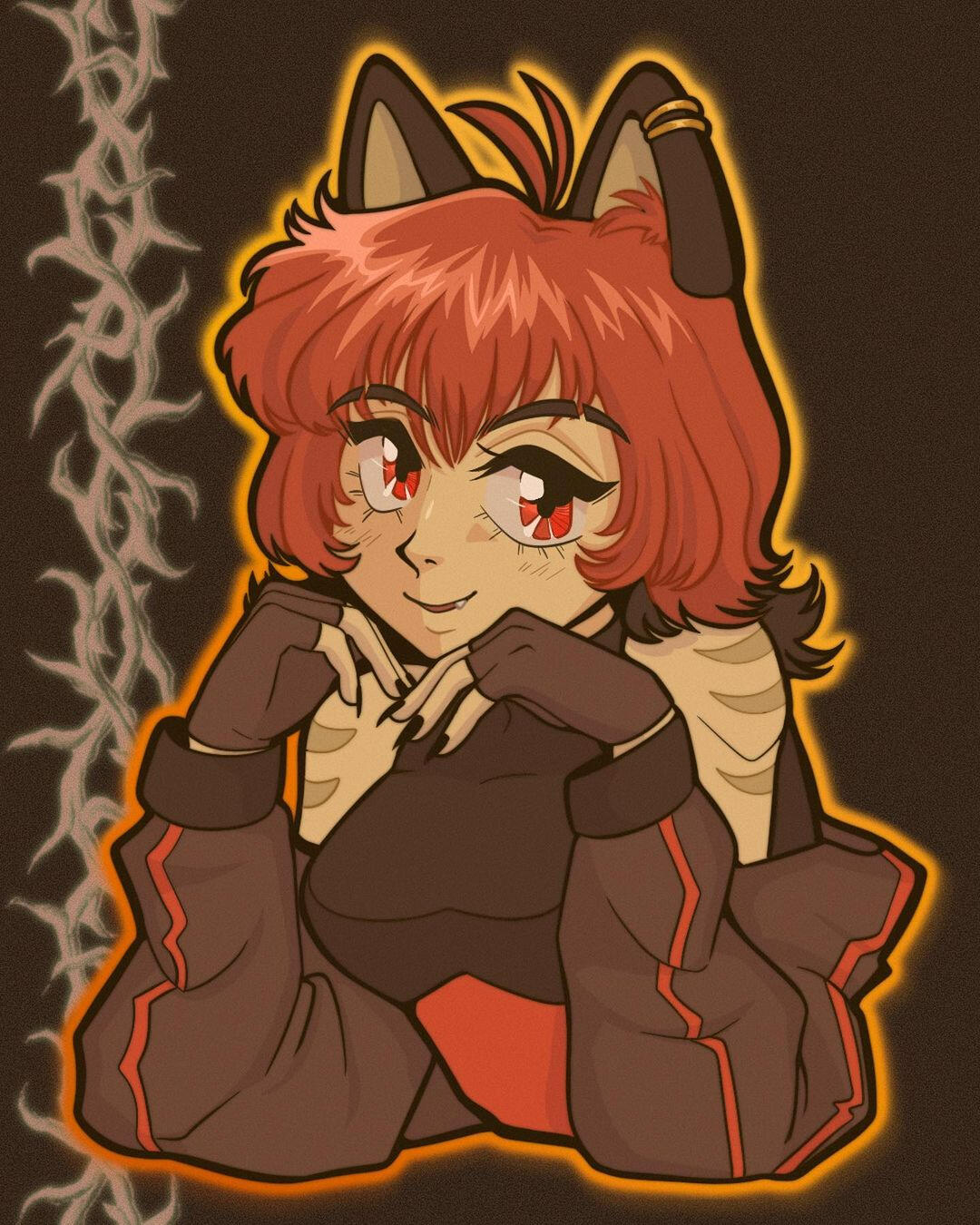 her hair is not always accurate oopsie!